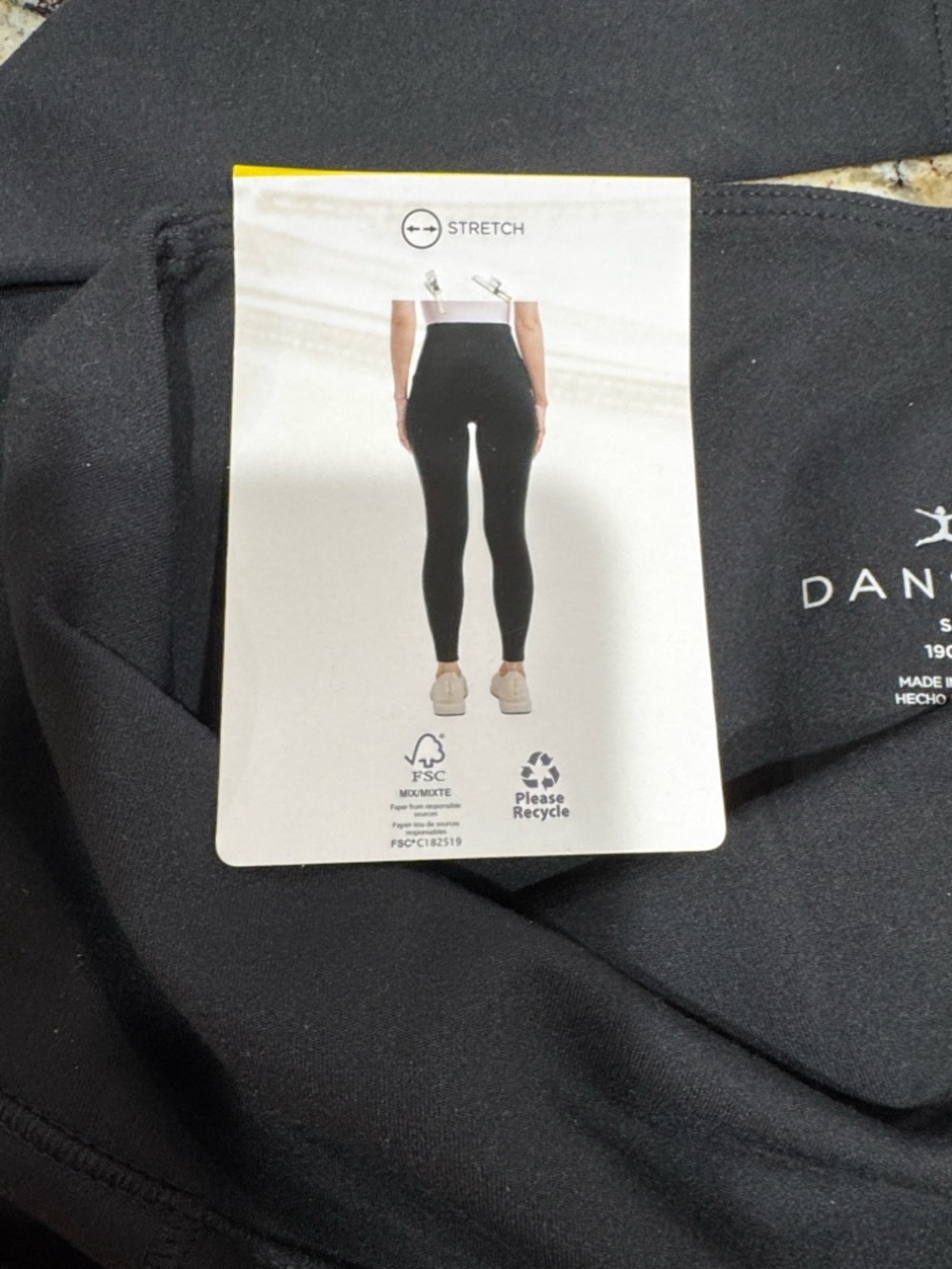 Danskin Matching Set Small NWT Black 1/4 Zip Pullover & Leggings Athletic Outfit - Picture 5 of 6